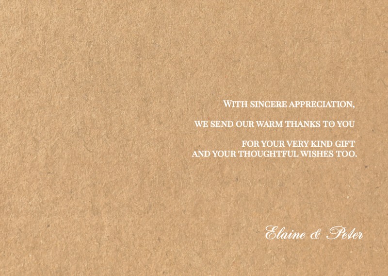Wedding Thank You Cards Optimalprint